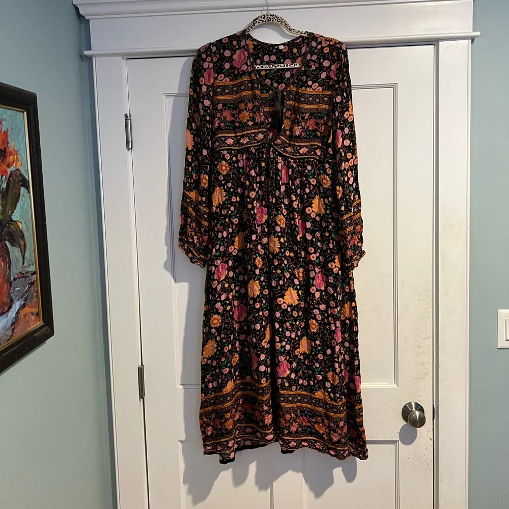 🍁🍂Spell Wintergarden Folktown Gown- Sz. L🍁🍂Fall Ready!! 🎃 - Picture 7 of 15